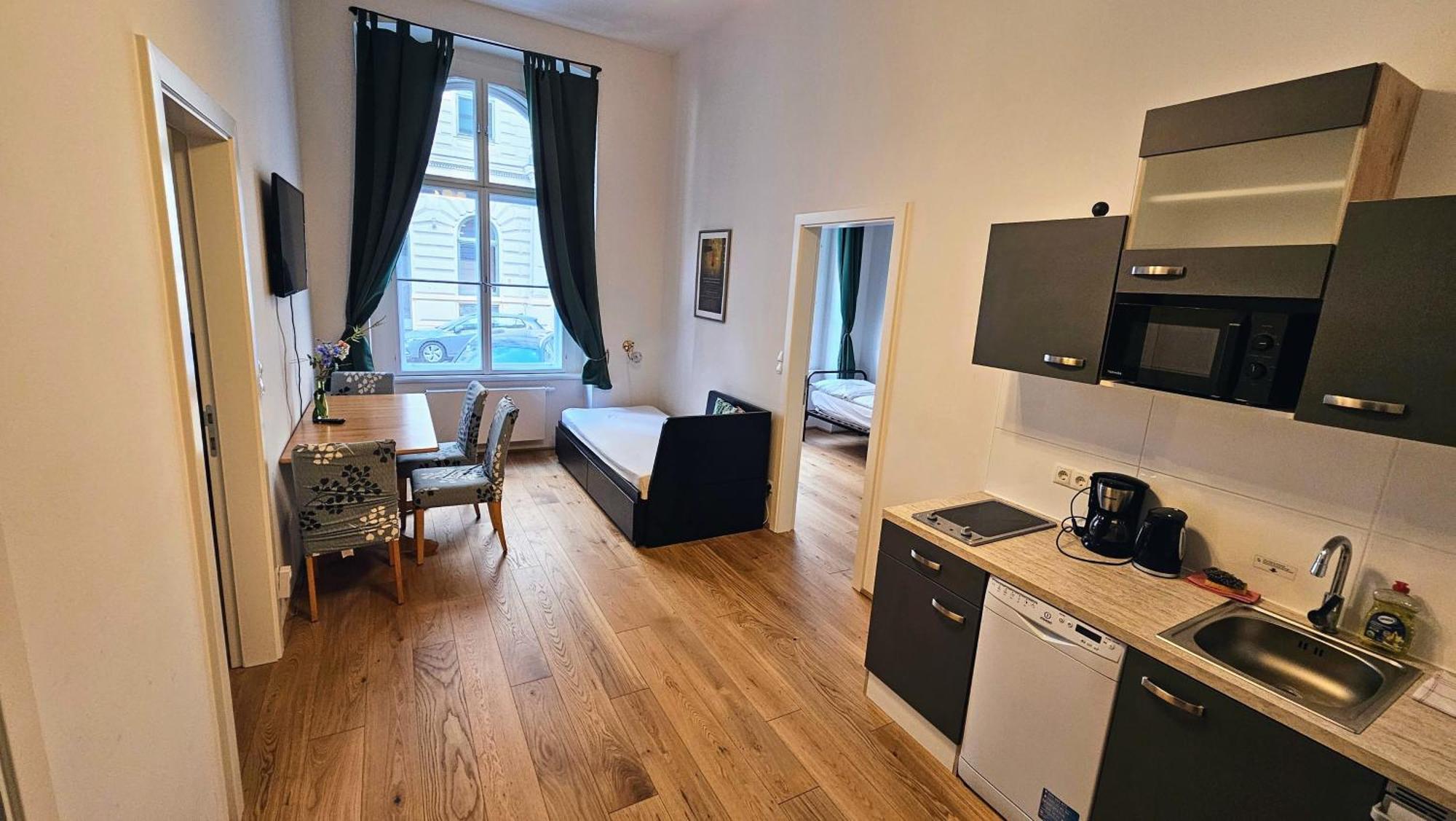 Sobieski District-1 Ring Apartments Wien Rum bild